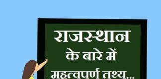 information about Rajasthan in hindi
