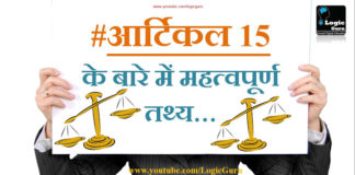 आर्टिकल 15 के बारे में महत्वपूर्ण तथ्य || Fact about Article 15 15-fact-about-article-15