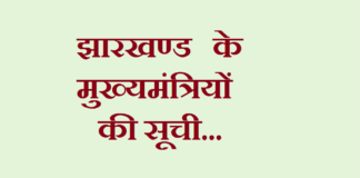 झारखण्ड के मुख्यमंत्रियों की सूची | Jharkhand CM List jharkhand-cm-list