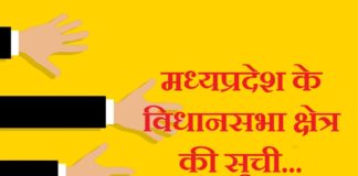 मध्यप्रदेश के विधानसभा क्षेत्र की सुची | List of Assembly Constituencies of Madhya Pradesh list-of-assembly-constituencies-of-mp