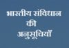 भारतीय संविधान की अनुसूचियाँ | Schedules of Indian Constitution schedules-of-indian-constitution