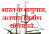 भारत के वायुयान, जलयान निर्माण कारखाने | Air planes and Ship building Factories in India air-planes-and-ship-building-factories-in-india