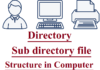 Directory Sub directory file Structure in Computer directory-sub-directory-file-structure