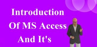 Introduction of MS Access and its features in Hindi Introduction of MS Access and its features in Hindi
