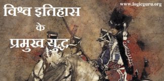 battle list of world history | विश्व इतिहास के प्रमुख युद्ध – History battle list of world history
