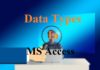 data types in ms access in hindi Data Type in M.S. Access in Hindi