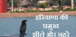 हरियाणा की प्रमुख झीले और नहरें | lakes and cannels in haryana hindi lakes and cannels in haryana hindi